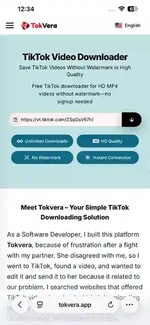 Paste the Copied Link