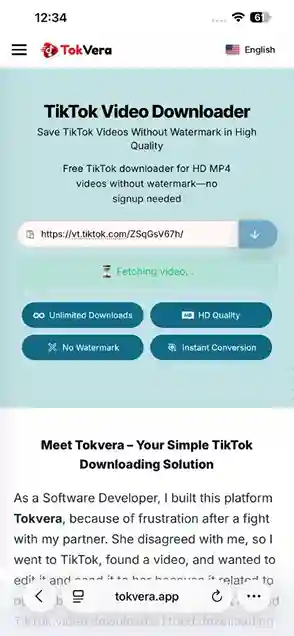 Click Download
